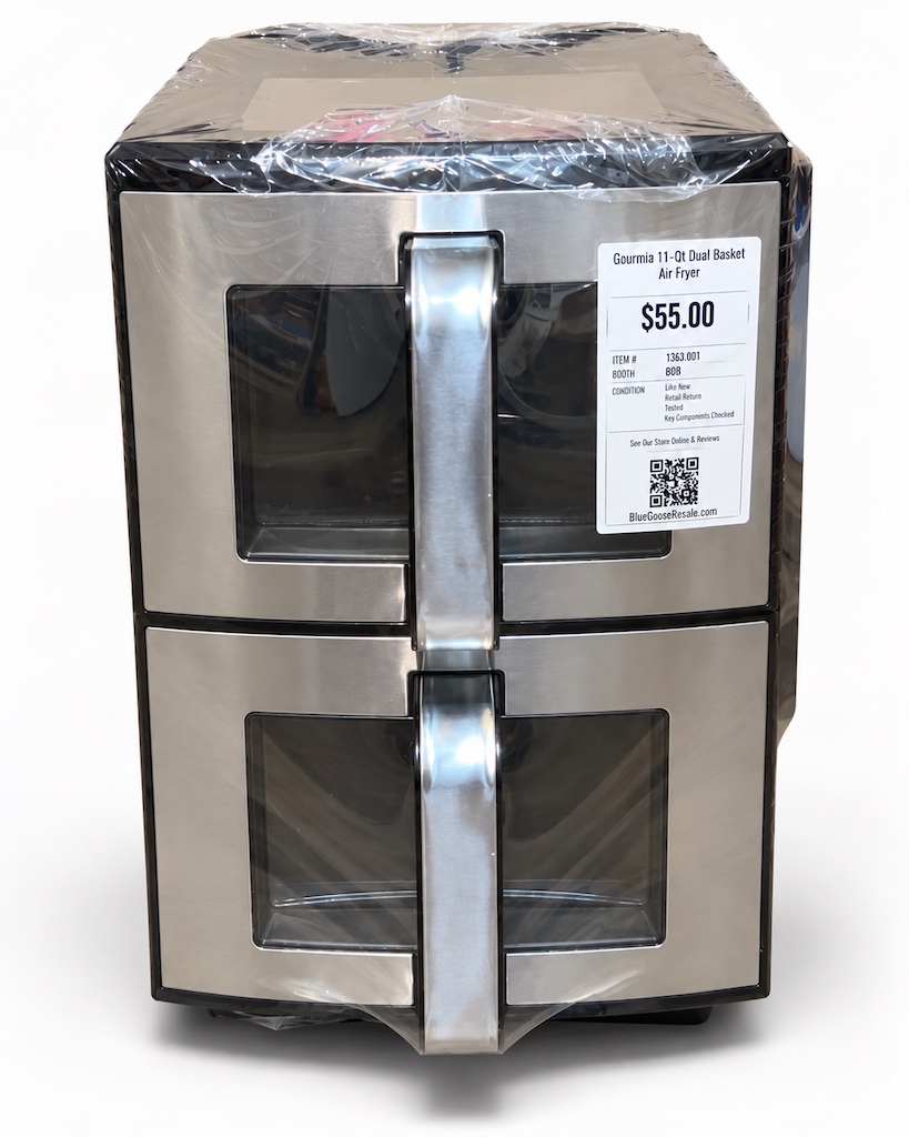 Gourmia 11-Qt Dual Basket Air Fryer
