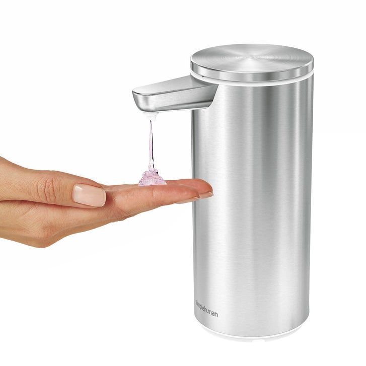 simplehuman 9oz Rechargeable Sensor Soap Dispenser, 2-pack | Costco