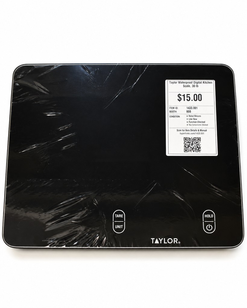 Taylor Waterproof Digital Kitchen Scale, 30 lb