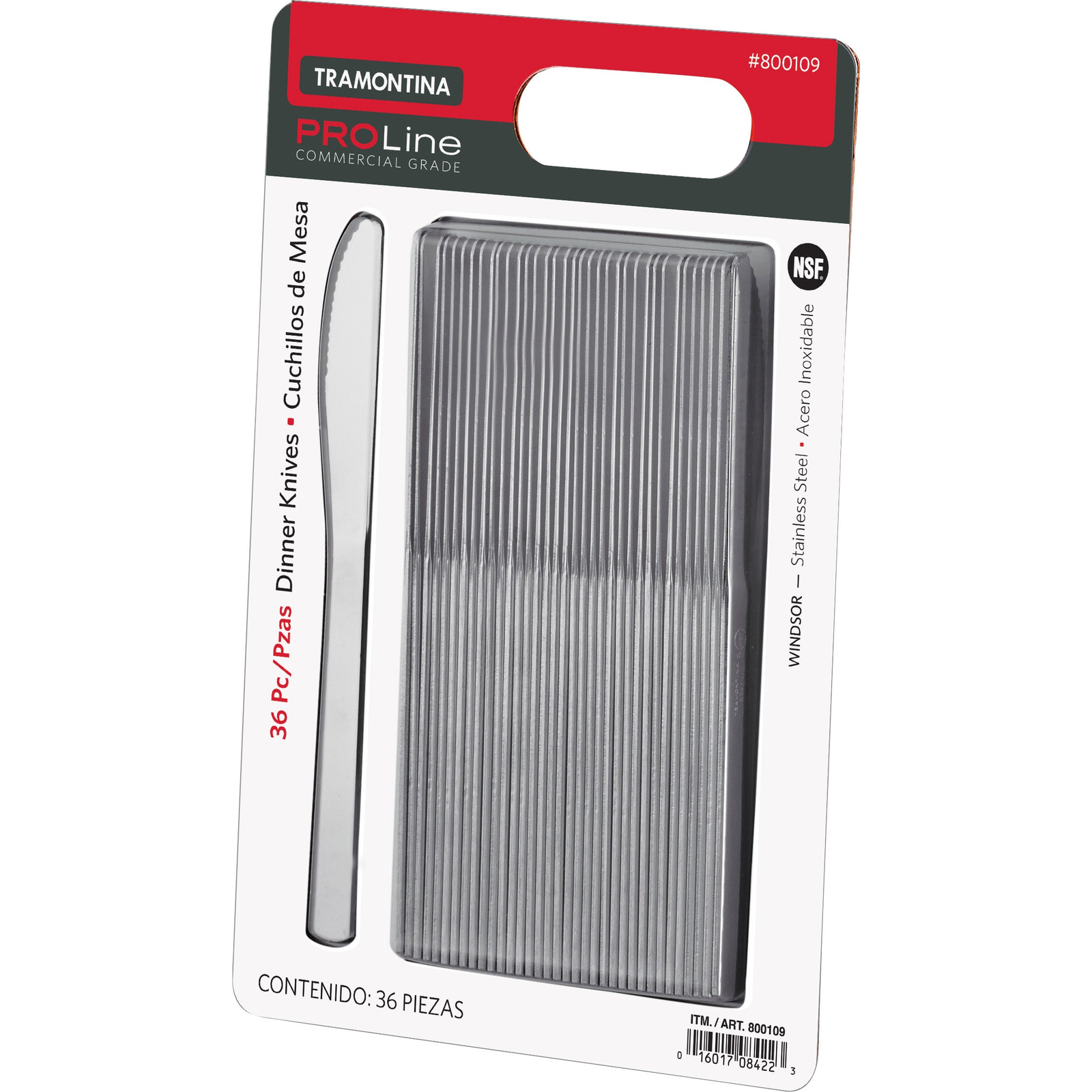 Tramontina ProLine Windsor Dinner Knife, Stainless Steel, 36-count | Costco